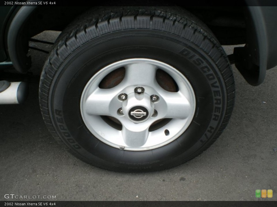 2002 Nissan Xterra SE V6 4x4 Wheel and Tire Photo #68362352