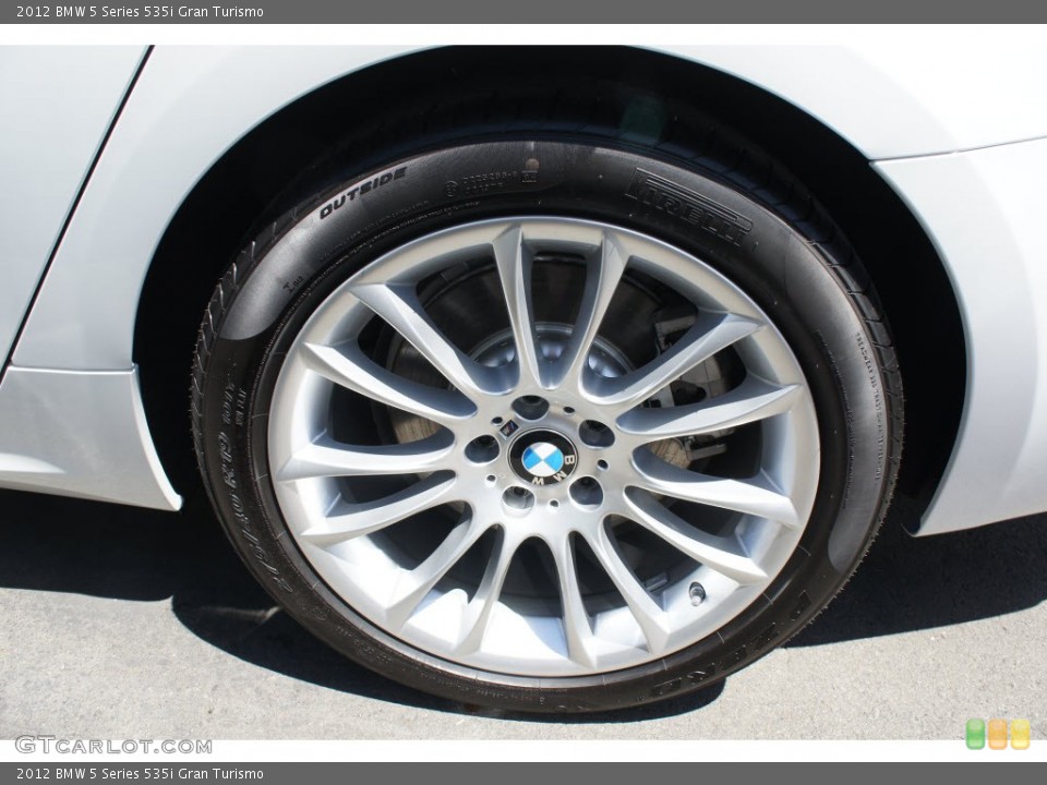 2012 BMW 5 Series 535i Gran Turismo Wheel and Tire Photo #68363996