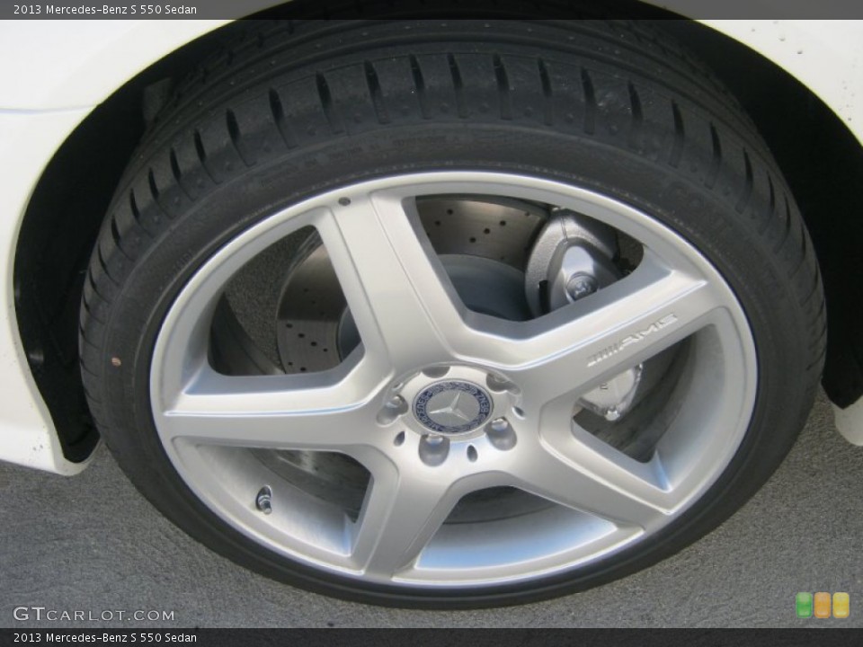2013 Mercedes-Benz S 550 Sedan Wheel and Tire Photo #68365177