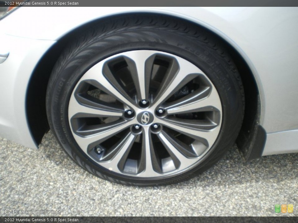 2012 Hyundai Genesis 5.0 R Spec Sedan Wheel and Tire Photo #68365396