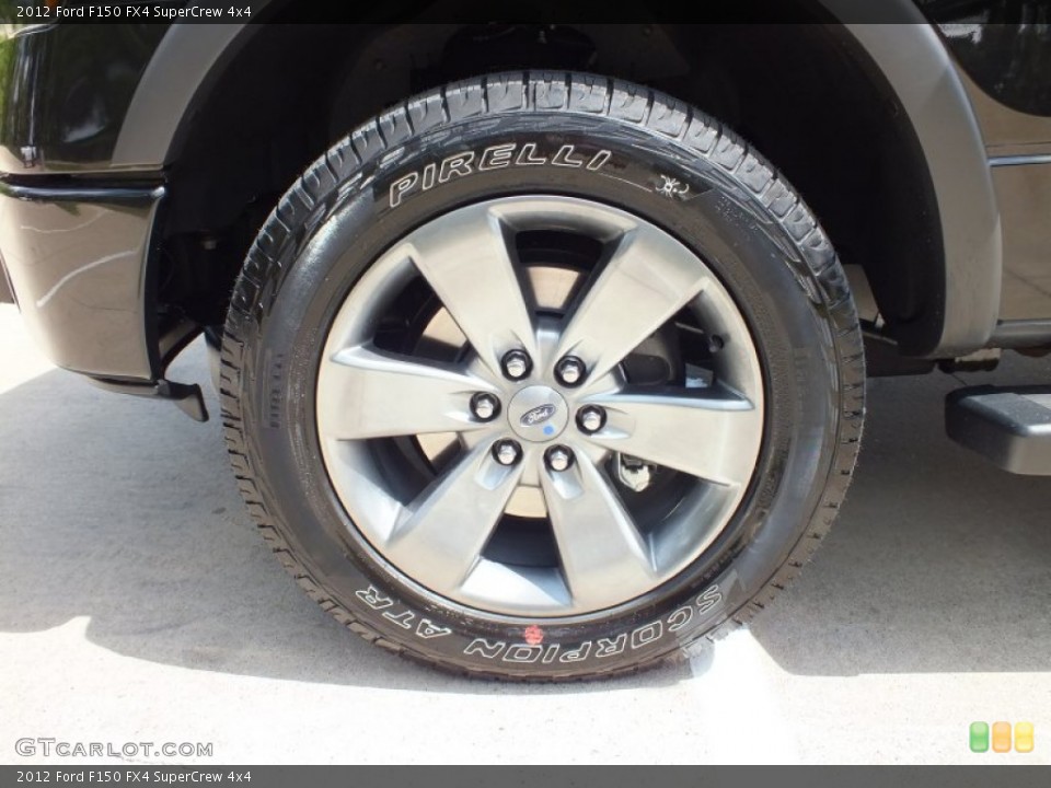 2012 Ford F150 FX4 SuperCrew 4x4 Wheel and Tire Photo #68370813