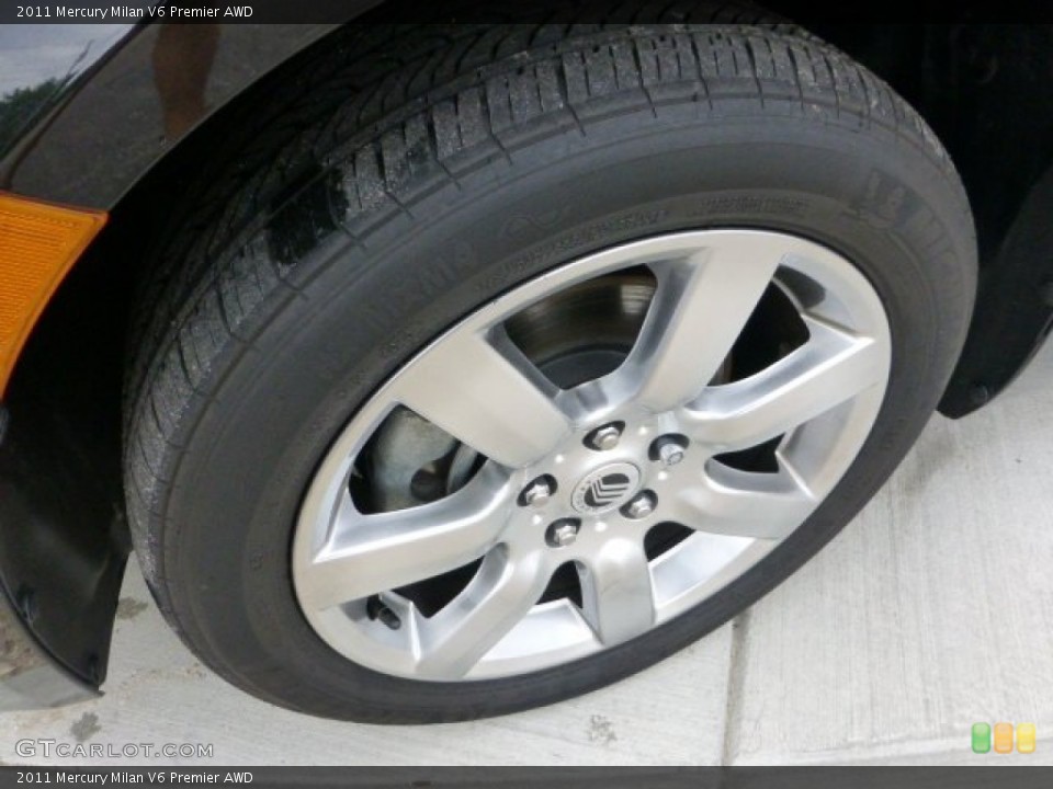 2011 Mercury Milan V6 Premier AWD Wheel and Tire Photo #68372039