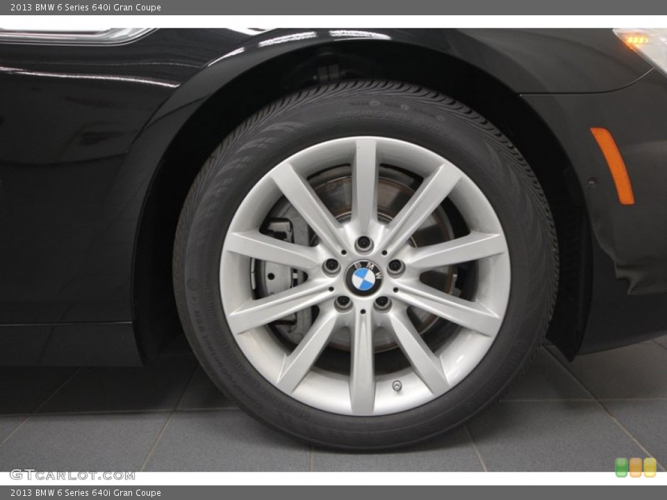2013 BMW 6 Series 640i Gran Coupe Wheel and Tire Photo #68375127