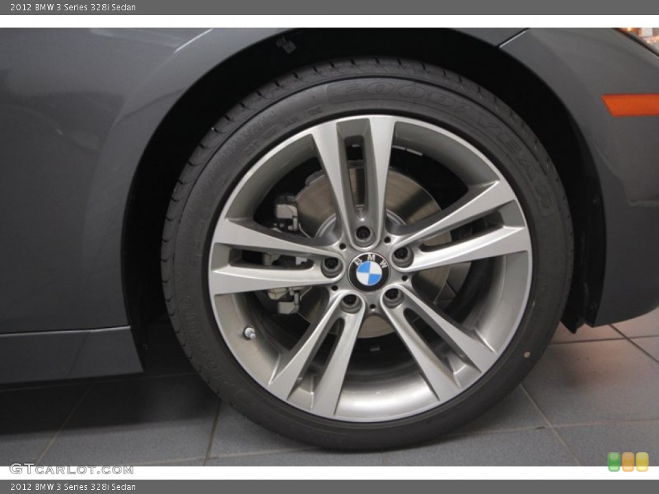 2012 BMW 3 Series 328i Sedan Wheel and Tire Photo #68375598