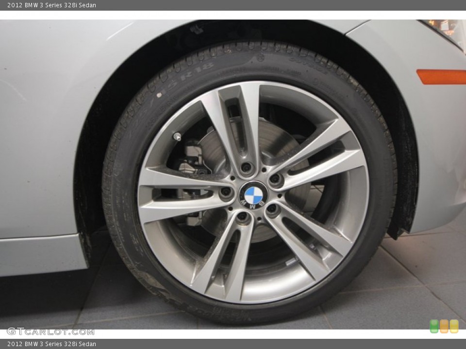 2012 BMW 3 Series 328i Sedan Wheel and Tire Photo #68376072