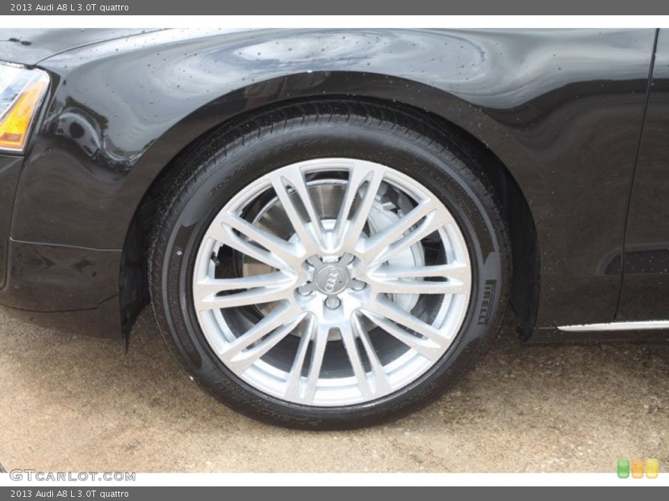 2013 Audi A8 L 3.0T quattro Wheel and Tire Photo #68379114