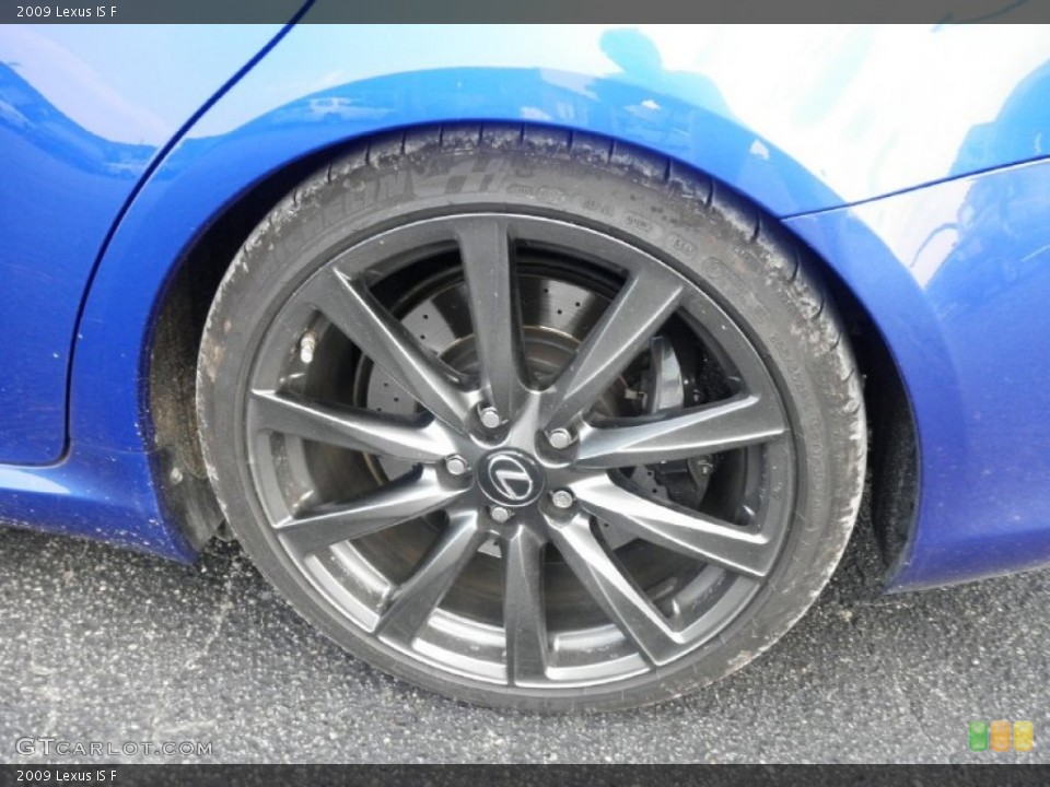 2009 Lexus IS F Wheel and Tire Photo #68386134