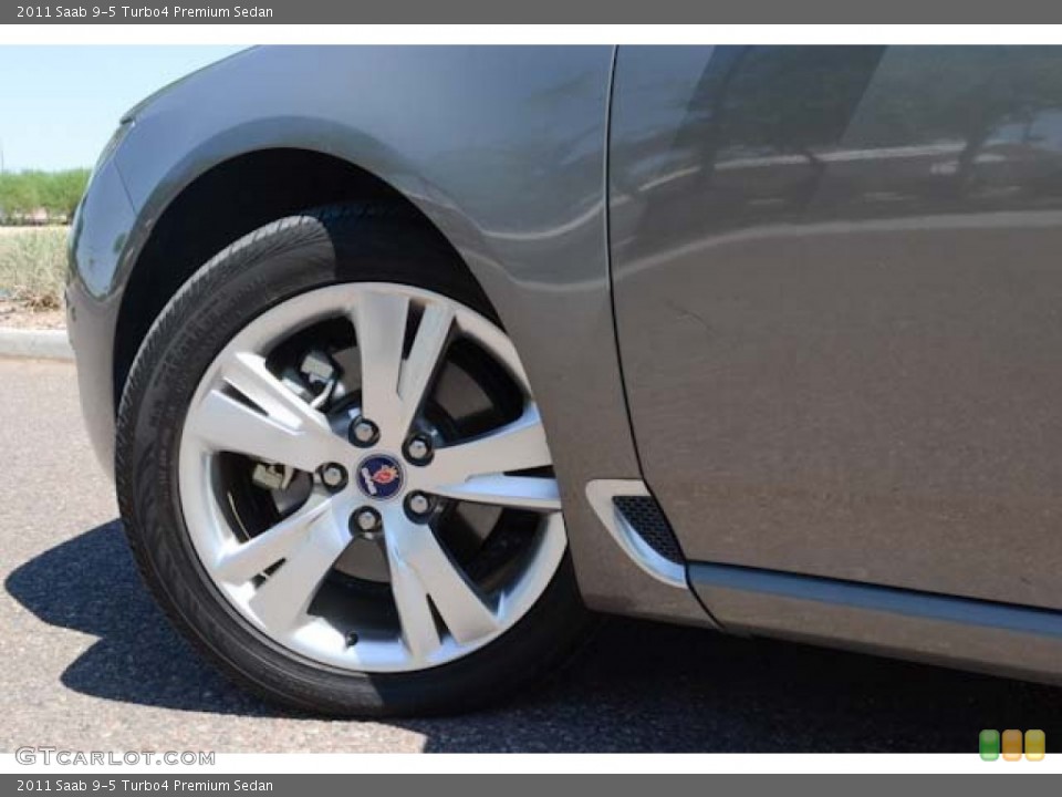 2011 Saab 9-5 Turbo4 Premium Sedan Wheel and Tire Photo #68388489