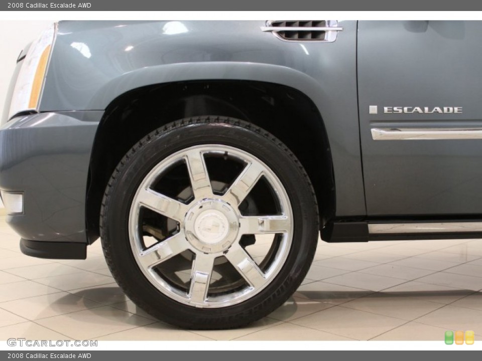 2008 Cadillac Escalade AWD Wheel and Tire Photo #68400882