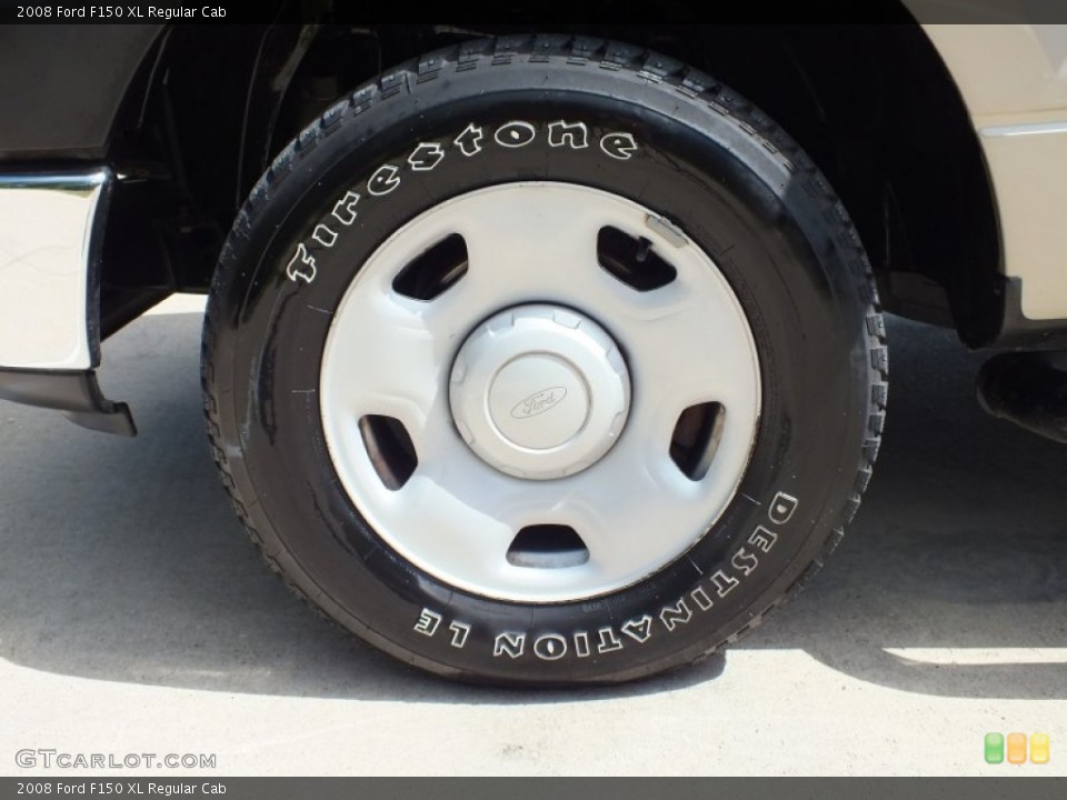 2008 Ford F150 XL Regular Cab Wheel and Tire Photo #68411639