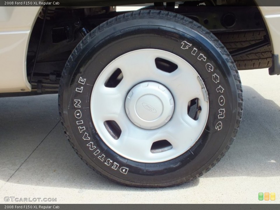 2008 Ford F150 XL Regular Cab Wheel and Tire Photo #68411648