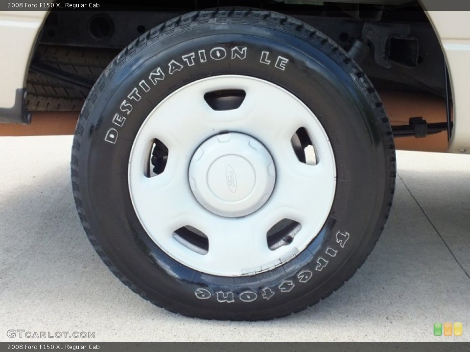 2008 Ford F150 XL Regular Cab Wheel and Tire Photo #68411657