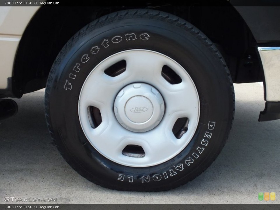 2008 Ford F150 XL Regular Cab Wheel and Tire Photo #68411667