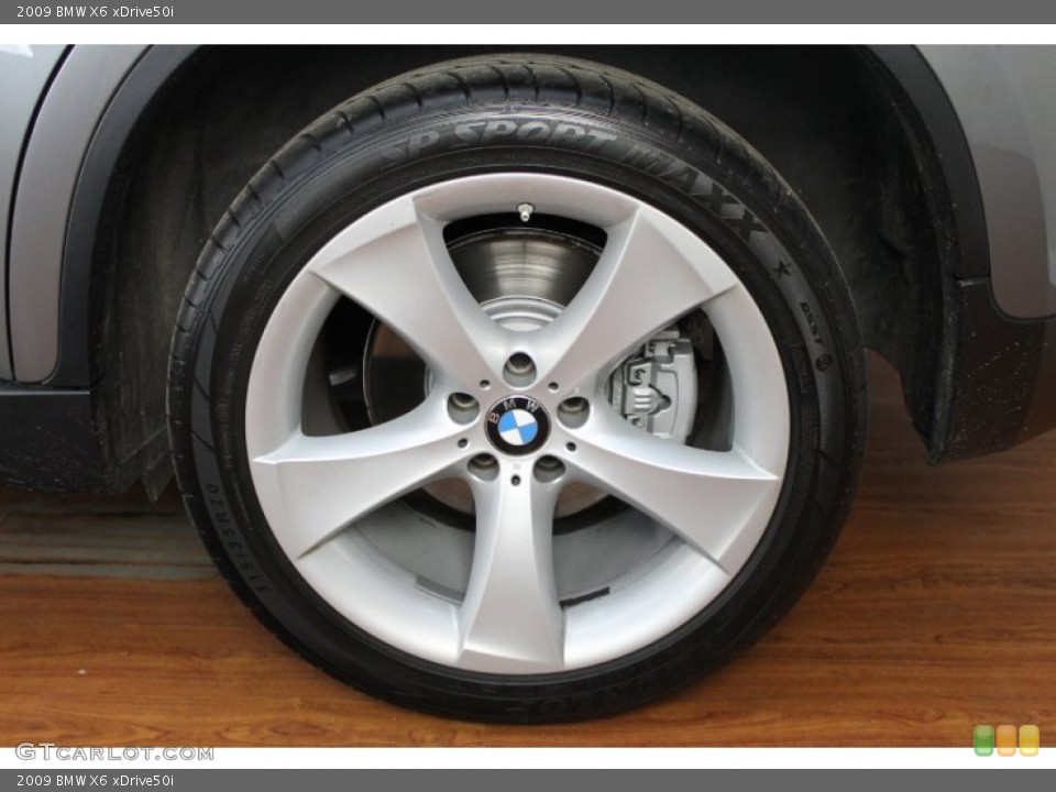 2009 BMW X6 xDrive50i Wheel and Tire Photo #68412536