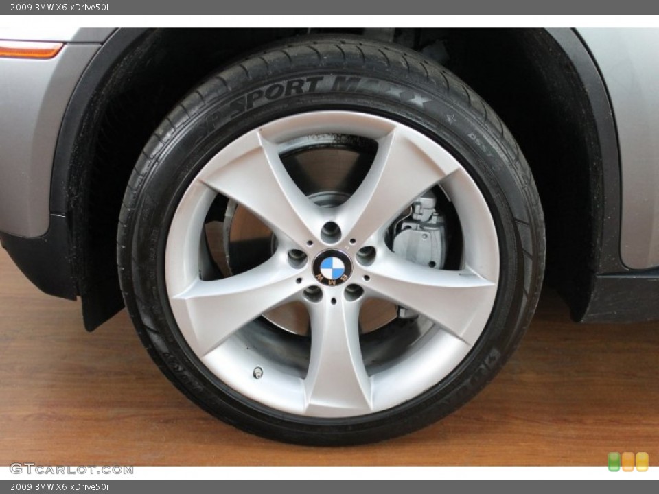 2009 BMW X6 xDrive50i Wheel and Tire Photo #68412545