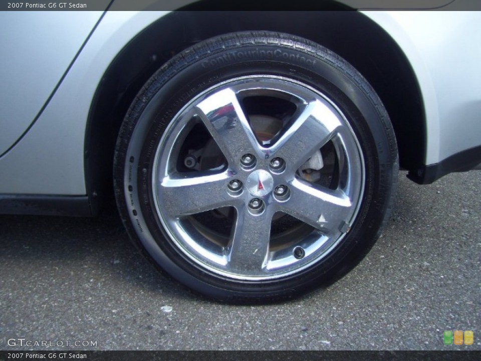 2007 Pontiac G6 GT Sedan Wheel and Tire Photo #68415389