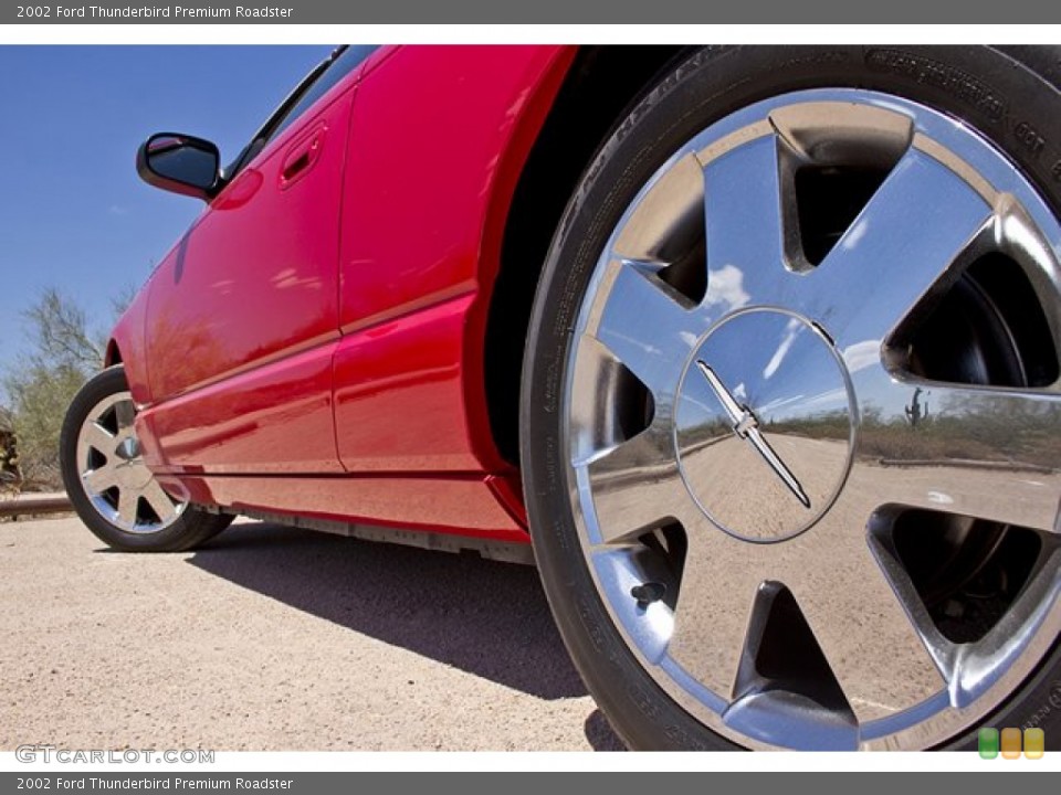 2002 Ford Thunderbird Premium Roadster Wheel and Tire Photo #68416850