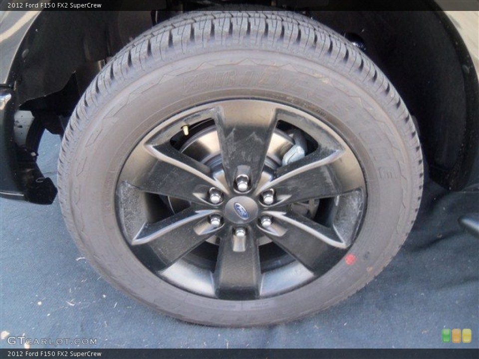 2012 Ford F150 FX2 SuperCrew Wheel and Tire Photo #68421539