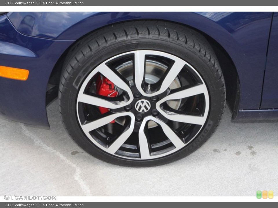 2013 Volkswagen GTI 4 Door Autobahn Edition Wheel and Tire Photo #68421668