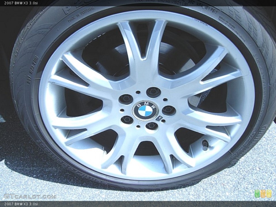 2007 BMW X3 3.0si Wheel and Tire Photo #68421962