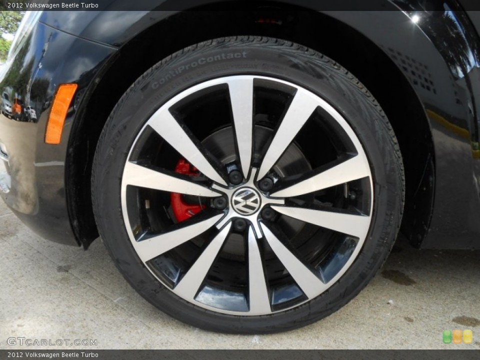 2012 Volkswagen Beetle Turbo Wheel and Tire Photo #68431970