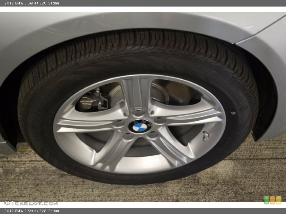 2012 BMW 3 Series 328i Sedan Wheel and Tire Photo #68433755