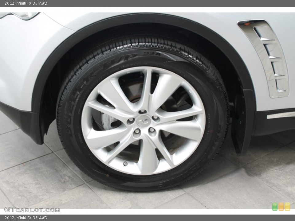 2012 Infiniti FX 35 AWD Wheel and Tire Photo #68434712