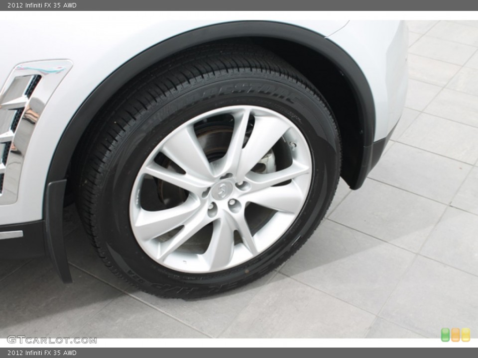 2012 Infiniti FX 35 AWD Wheel and Tire Photo #68434717