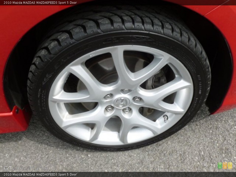 2010 Mazda MAZDA3 MAZDASPEED3 Sport 5 Door Wheel and Tire Photo #68435432