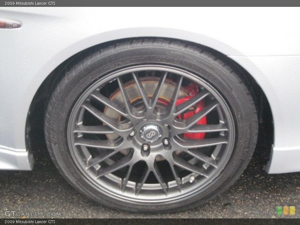 2009 Mitsubishi Lancer GTS Wheel and Tire Photo #68437871