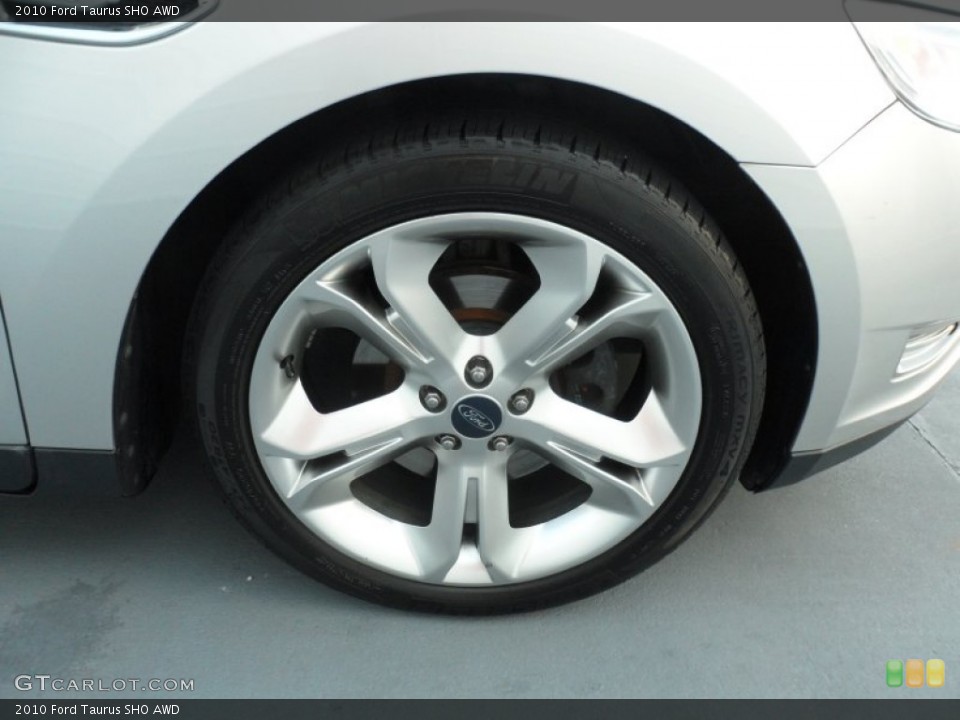 2010 Ford Taurus SHO AWD Wheel and Tire Photo #68439599