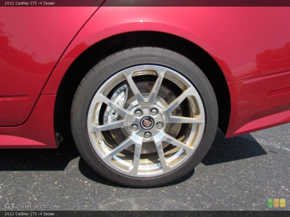 2012 Cadillac CTS -V Sedan Wheel and Tire Photo #68440119