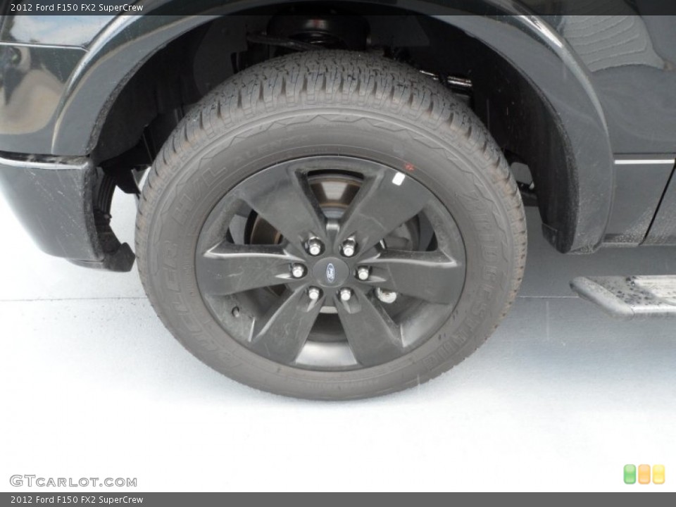 2012 Ford F150 FX2 SuperCrew Wheel and Tire Photo #68444414