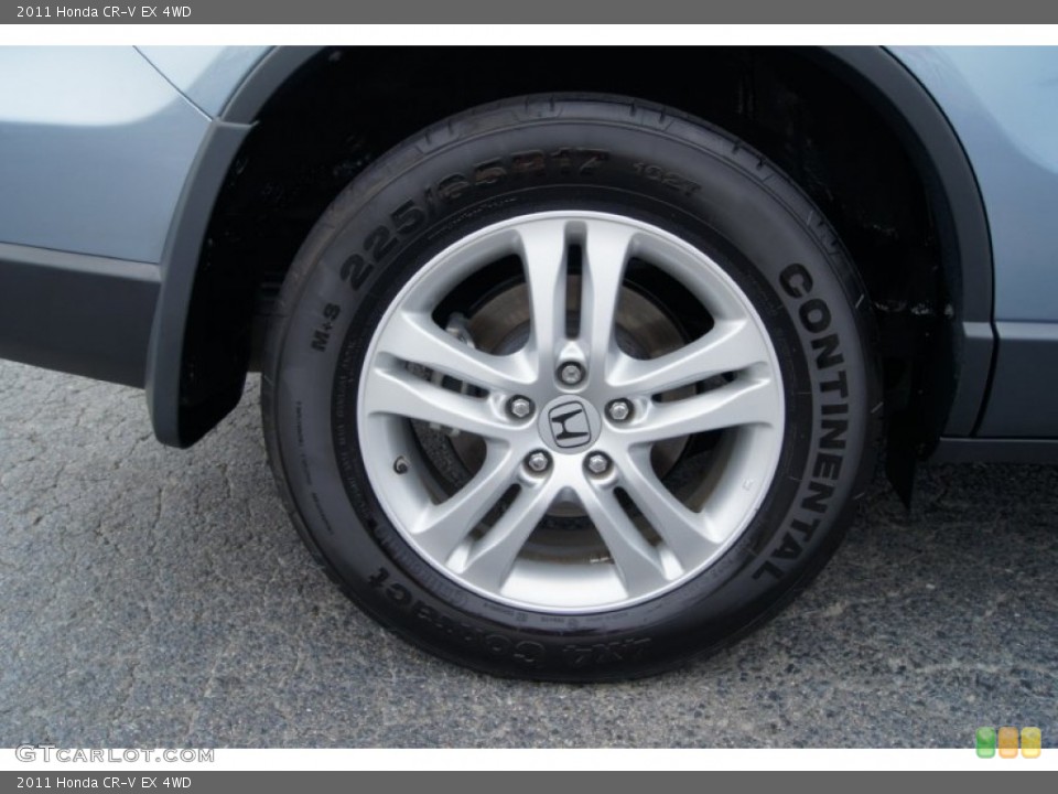 2011 Honda CR-V EX 4WD Wheel and Tire Photo #68454521