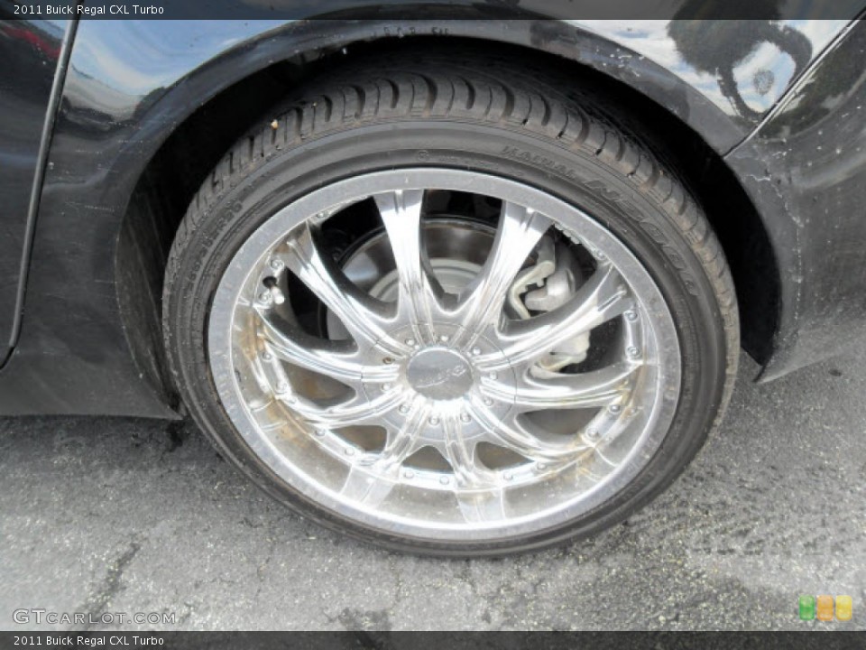 2011 Buick Regal Custom Wheel and Tire Photo #68455022
