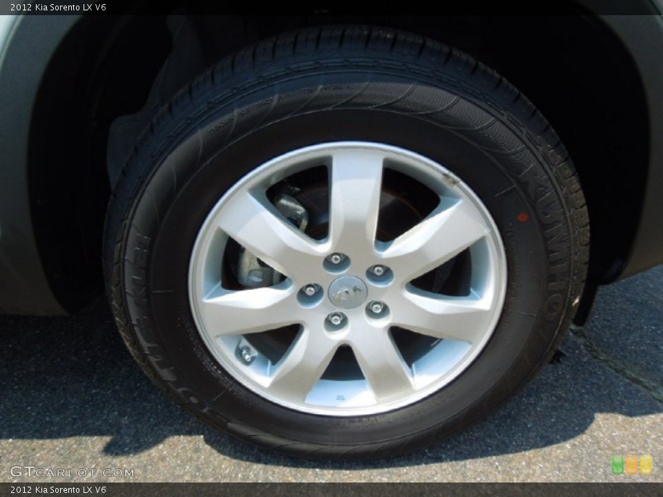 2012 Kia Sorento LX V6 Wheel and Tire Photo #68458178