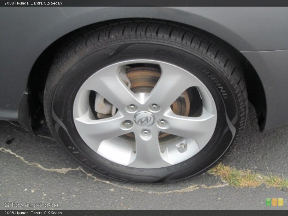 2008 Hyundai Elantra GLS Sedan Wheel and Tire Photo #68459015