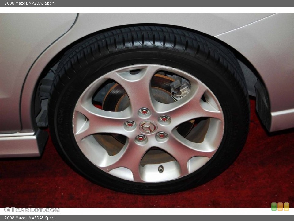 2008 Mazda MAZDA5 Sport Wheel and Tire Photo #68460971