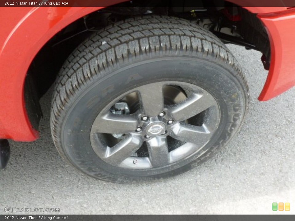 2012 Nissan Titan SV King Cab 4x4 Wheel and Tire Photo #68462582
