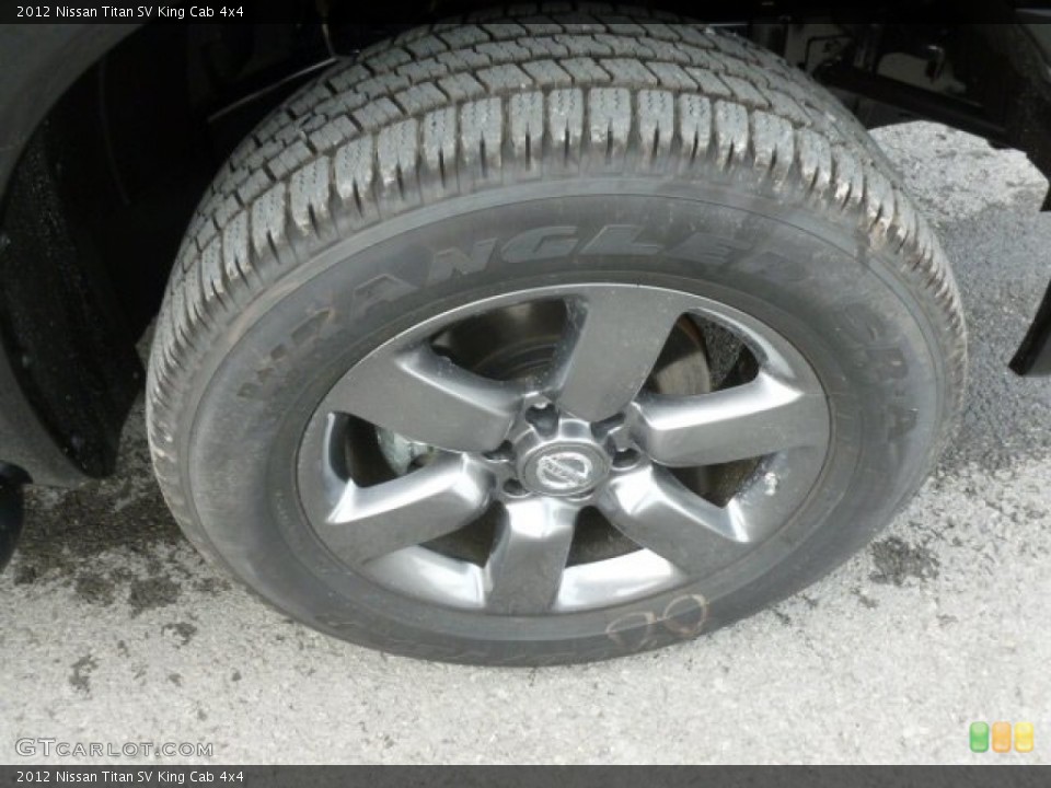 2012 Nissan Titan SV King Cab 4x4 Wheel and Tire Photo #68462763