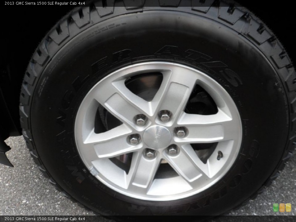 2013 GMC Sierra 1500 SLE Regular Cab 4x4 Wheel and Tire Photo #68463175