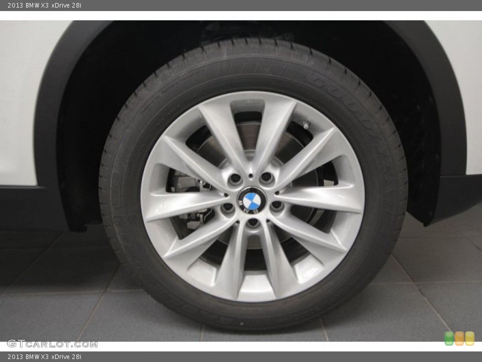 2013 BMW X3 xDrive 28i Wheel and Tire Photo #68477821