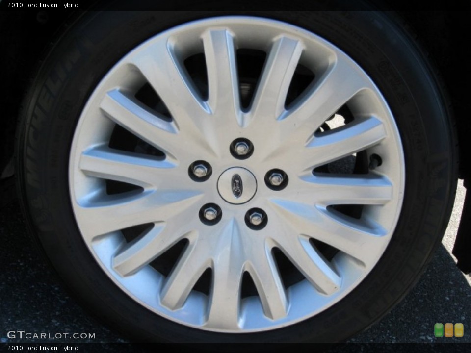 2010 Ford Fusion Hybrid Wheel and Tire Photo #68478250