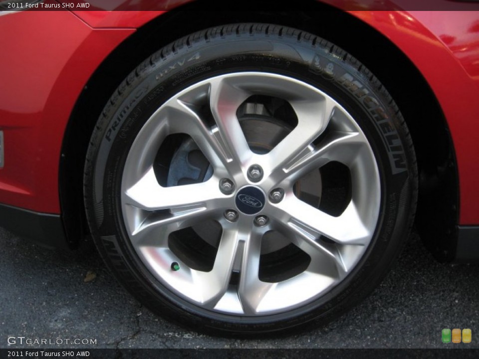 2011 Ford Taurus SHO AWD Wheel and Tire Photo #68478995