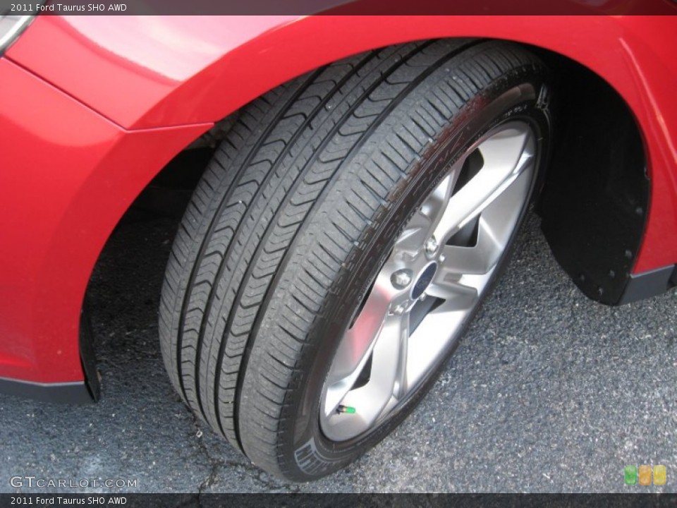 2011 Ford Taurus SHO AWD Wheel and Tire Photo #68479000
