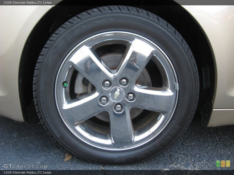 2008 Chevrolet Malibu LTZ Sedan Wheel and Tire Photo #68479258