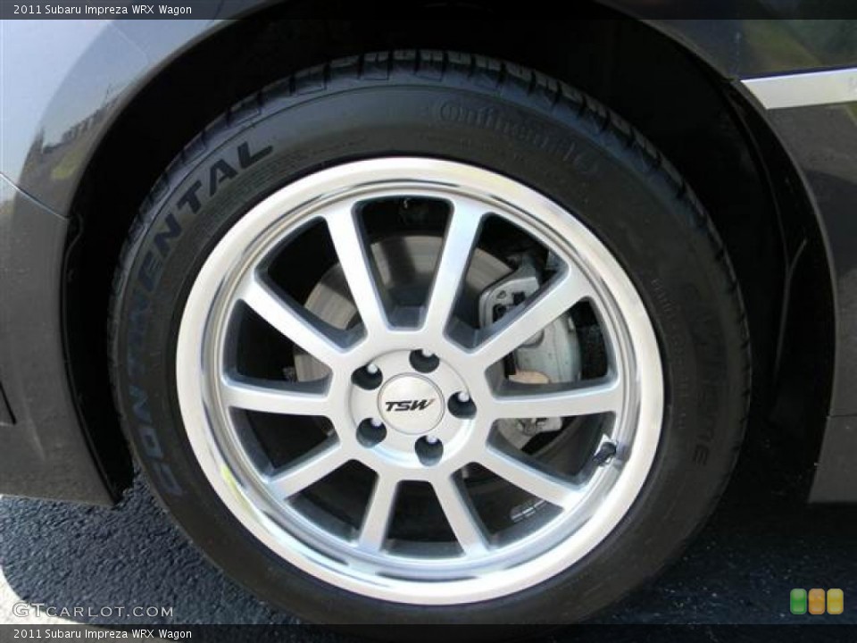 2011 Subaru Impreza WRX Wagon Wheel and Tire Photo #68484274