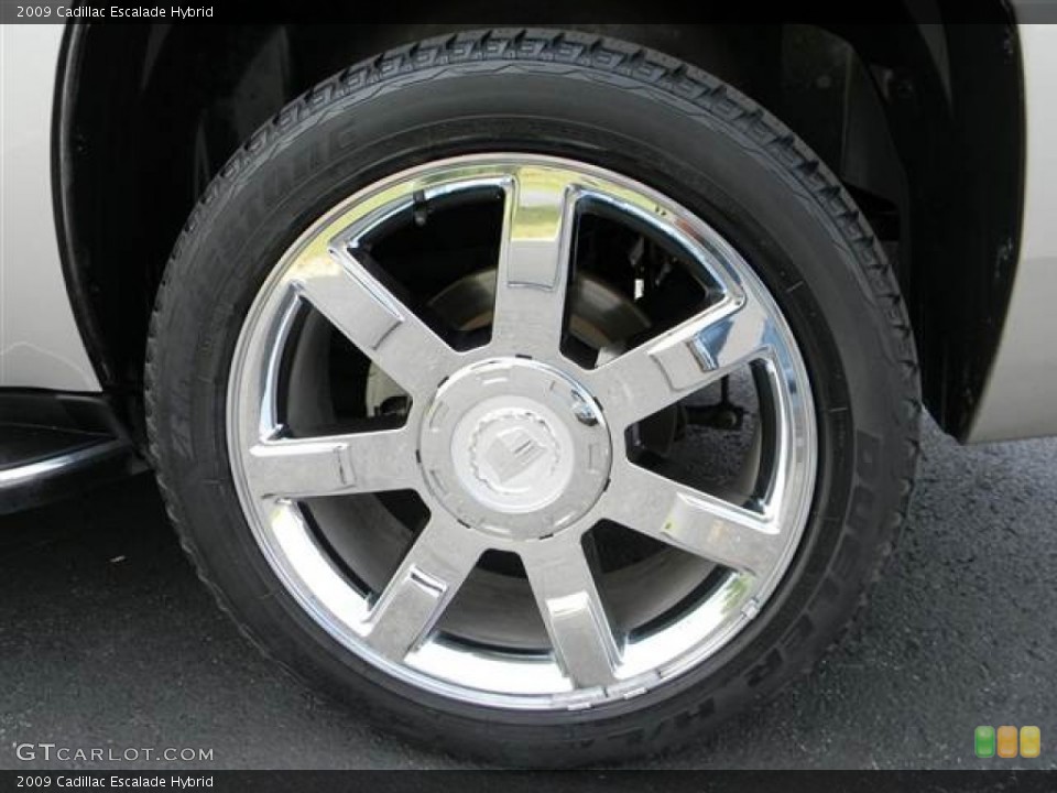 2009 Cadillac Escalade Hybrid Wheel and Tire Photo #68485137