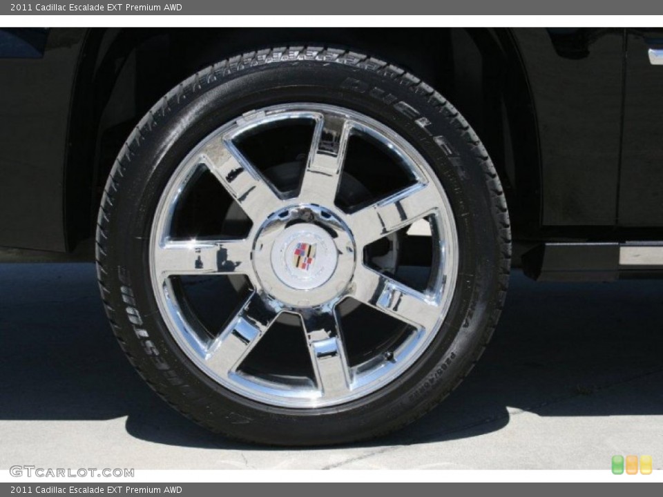 2011 Cadillac Escalade EXT Premium AWD Wheel and Tire Photo #68488657