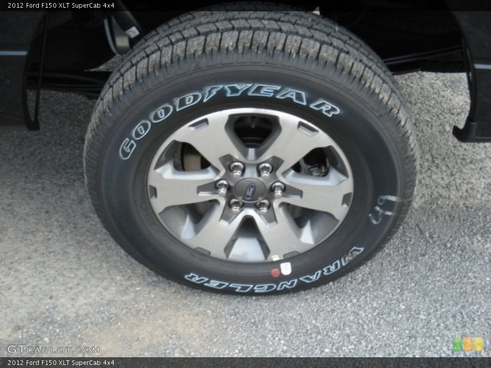 2012 Ford F150 XLT SuperCab 4x4 Wheel and Tire Photo #68489038